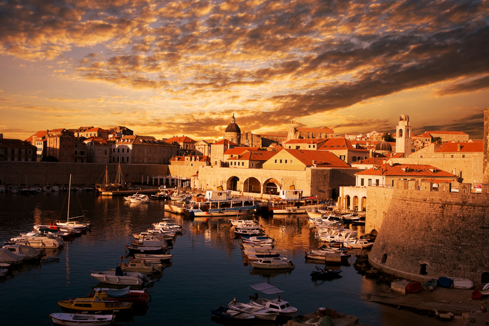 Dubrovnik on sunset