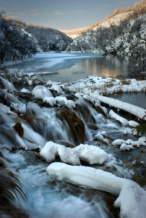 Plitvice Lakes National Park, during the winter 