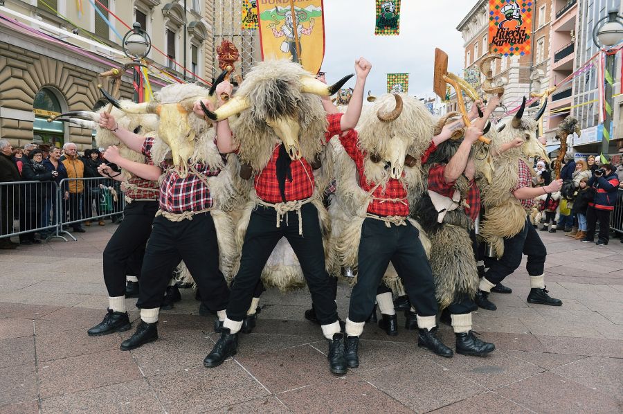 Zvoncari in Rijeka's carnival