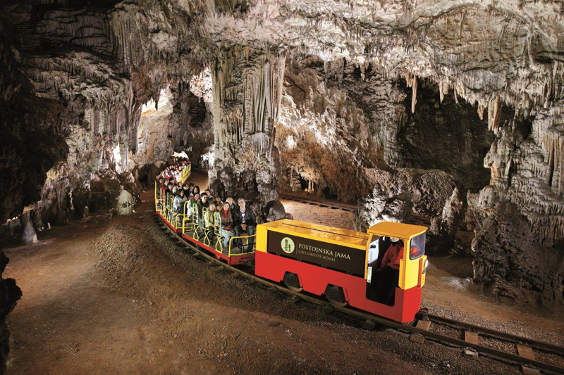 Postojna Cave, near Ljubljana